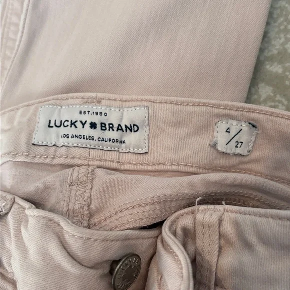 Lucky Brans Light Pink Skinny Jeans size 4/27 - Picture 6 of 7